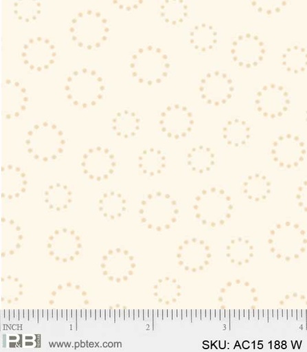 [AC15 188W] Apple Cider 15 Circle Dots