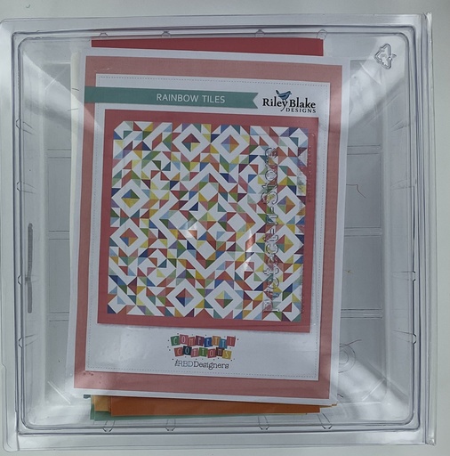 Rainbow Tiles Quilt Kit