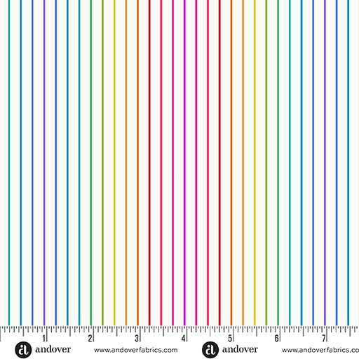 [A-1447-L] Color Wheel Day Spectrum Stripe by Allison Glass