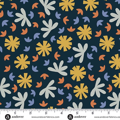 [A-1416-K] Navy Meadow - Conway Cottage