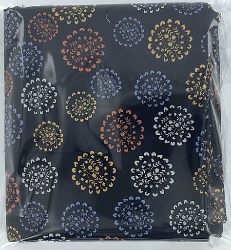 [3yd108navybun] 3 yd Pre-Cut Conway Cottage 108” - Navy Bunches Wide