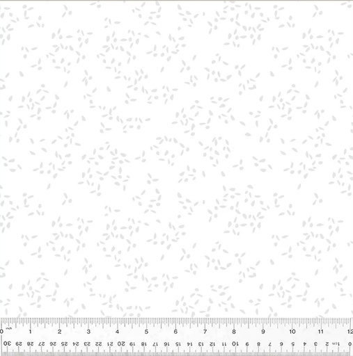 [54603-1] Frosting, Pixie Dust, White on White, Cotton