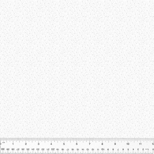 [54611-1] Frosting, Growing Vine, White on White, Cotton