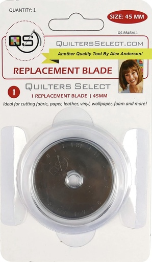 [QS-RB45M-1] Quilter's Select Rotary Blade 45mm - 1pk