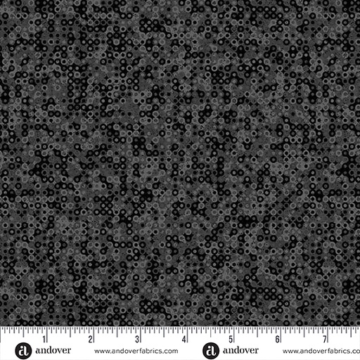 [A-1505-K] Fairy Rings - Coal