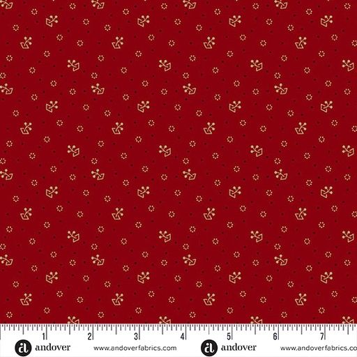 [A-5609-R] Bridgeport - Tossed Sprigs