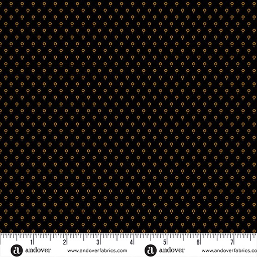 [A-5087-KN] Bridgeport - Black Set Dots