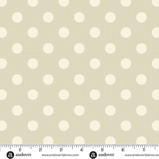[A-1674-L1] Quiltessential - Parchment Large Dot