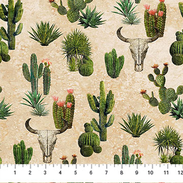 [DP28244-14] Sedona Spirit - Cactus & Skulls