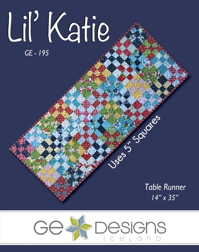 [GE-195] Lil' Katie - Table Runner Pattern 195