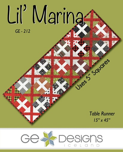 [GE-212] Lil' Marina - Table Runner Pattern 212