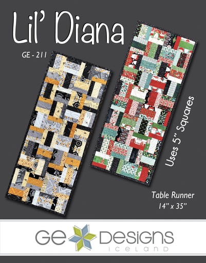 [GE-211] Lil' Diana - Table Runner Pattern 211