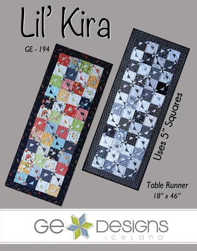 [GE-194] Lil' Kira - Table Runner Pattern 194