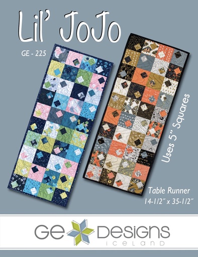 [GE-225] Lil' JoJo - Table Runner Pattern 225