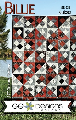 [GE-238] Billie - 10" Square Quilt Pattern