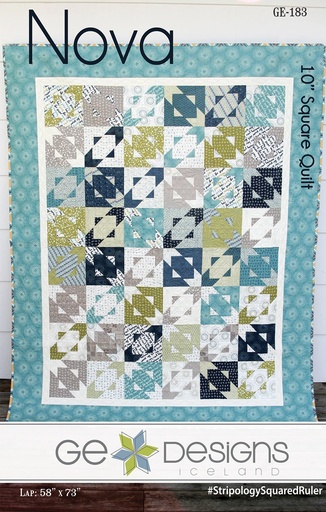 [GE-183] Nova - 10" Square Quilt Pattern