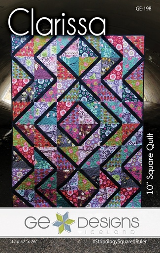 [GE-198] Clarissa - 10" Square Quilt Pattern