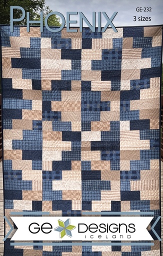 [GE-232] Phoenix - Fat Quarter Quilt Pattern