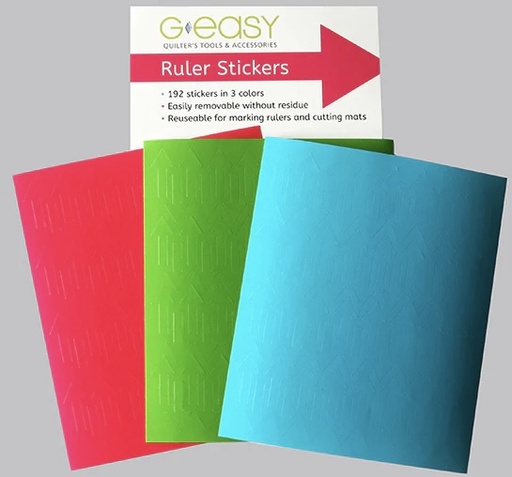 [GE-1100] GEasy Ruler Stickers - Tropical Brights Palette - 1100