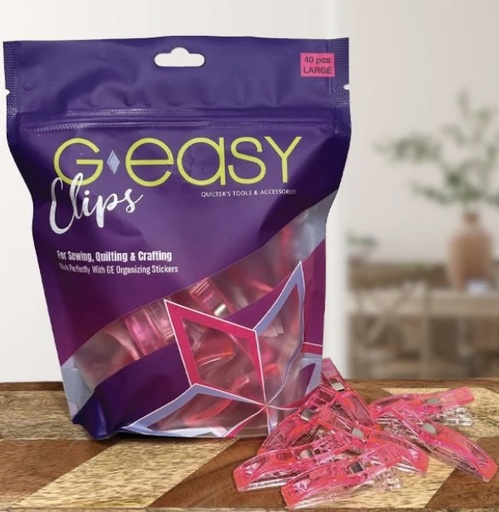 [GELRGPNKCLP] GEasy Organizing Clips - Large Pink