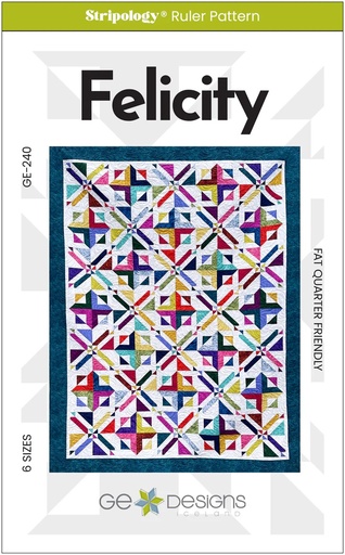 [GE-240] Felicity - 1/2 yd or Fat Quarter Pattern