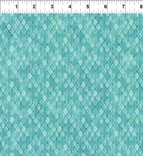 [10BF-1] Butterfly Fantasy - Lattice - Teal