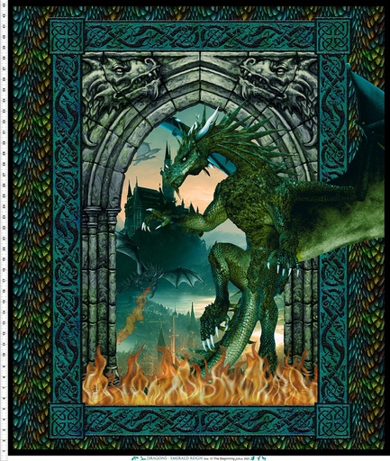 [20DRG-1] Dragons-Emerald Reign-LRG Panel
