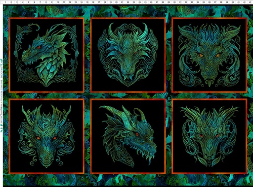 [21DRG-1] Dragons-Emerald Reign-SML Panel