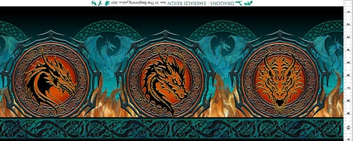 [22DRG-1] Dragons-Emerald Reign-Border-Multi/T