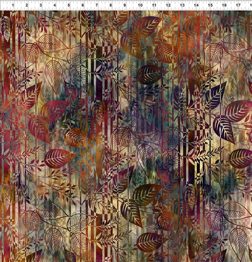 [3FLS-1] Falling Leaves - Leaf Stripe - Multi