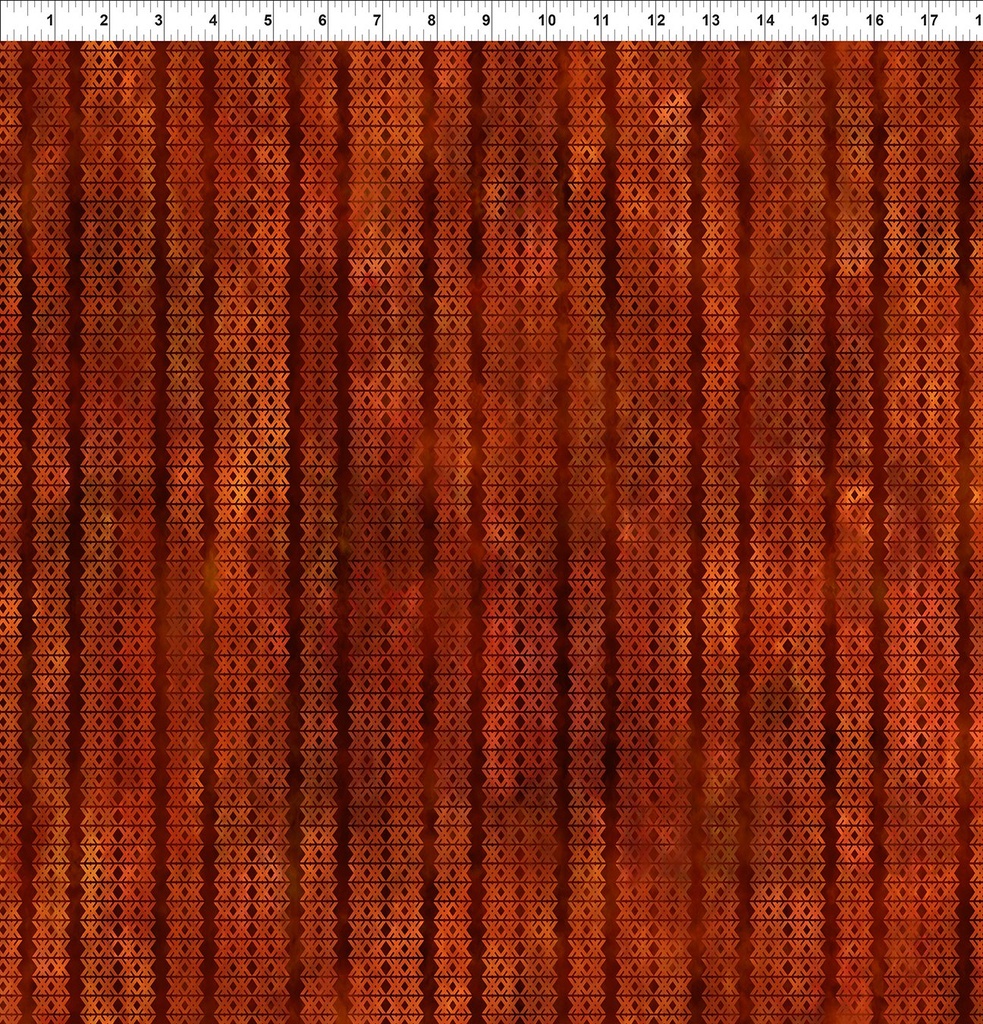 Falling Leaves - Stripe - Rust