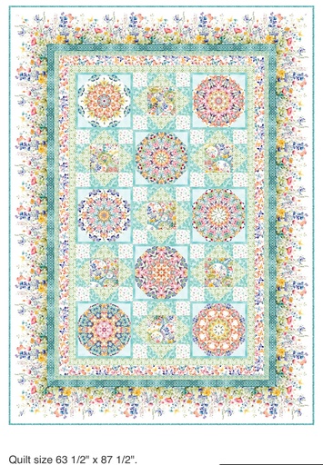 [BF-PCW] Butterfly Fantasy Quilt Pattern
