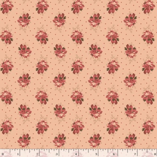 [R311551D] Flower - Peach - Patchwork Potpourri