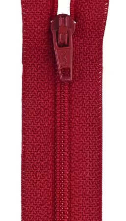[F7212-128] 12" Coats & Clark Zipper - Red