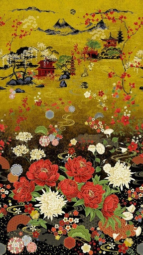 [CM3660 Multi] Lotus Garden Metallic - Panel