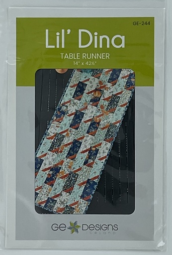[GE-244] Lil’ Dina - Table Runner Pattern 244