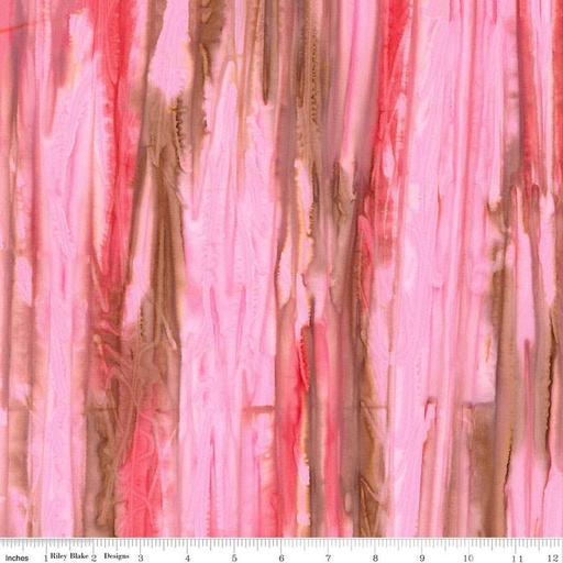 [BT23277-242] Batik Express Yourself! Contours Salmon Run