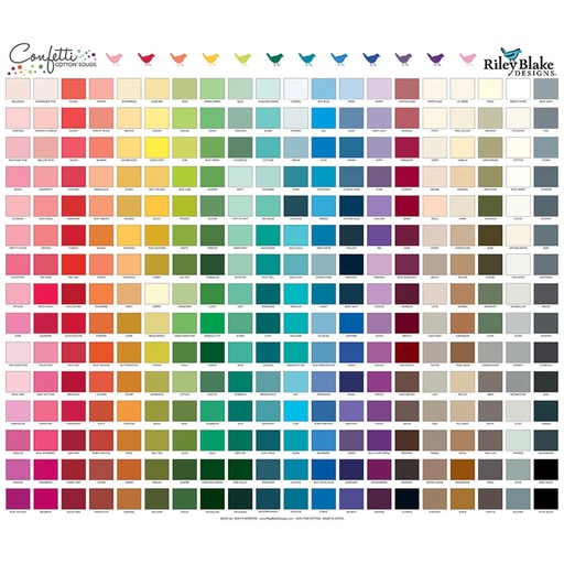 [1P-PD120-PANEL] Confetti Cotton Swatch Panel