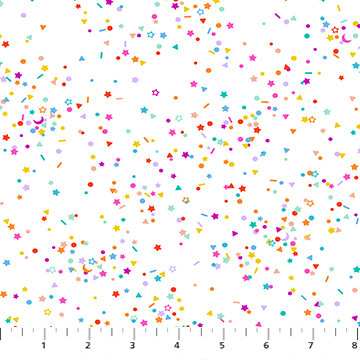 [92028-10] Dovetail - White Multi - Sprinkles