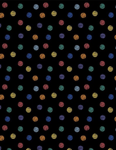 [3007-68582-954] Yarn Balls - Black