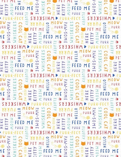 [3007-68583-134] Words all Over - White
