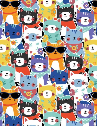 [3007-68578-915] Packed Cats Multi