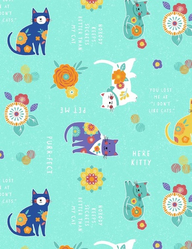 [3007-68579-717] Large All Over Teal