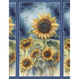 [1665-33914-452] Sunkissed Sunflower Panel
