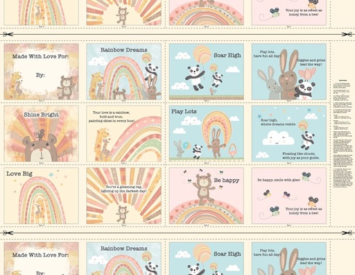 [3073-43016-543] Rainbow Dreams Book Panel