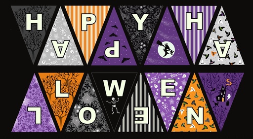 [A881] SALE - Witchy Woods Halloween Bunting