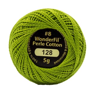 [EZ128] Eleganza 8wt 5-Gram Solid Perle Cotton Ball 42yd  Key Lime