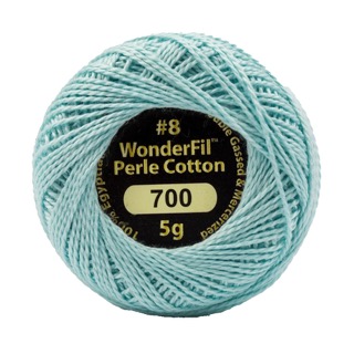 [EZ700] Eleganza 8wt 5-Gram Solid Perle Cotton Ball 42yd Winter's Breath