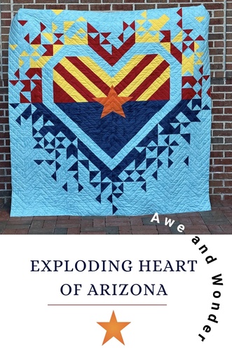Exploding Heart of Arizona - 72”x72” - Kit