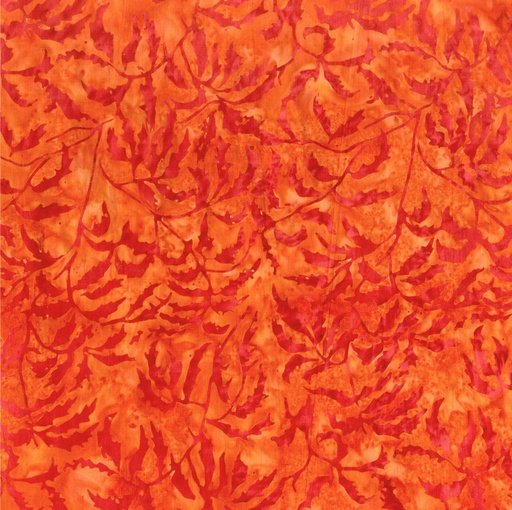 Full Bloom - Parsley - Orange and Pink